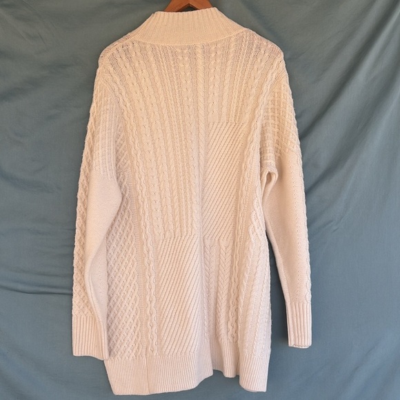 EUC Reiss Martha Jumper Sweater SZ XL Cable‎ Knit High Neck Wool Blend Pullover - Picture 5 of 7